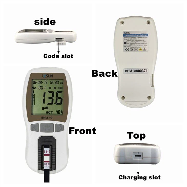 Smart Digital Portable Hemoglobin Analyzer Meter Hemoglobin Meter