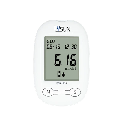 Penguji Pengukuran Glukosa Darah Pintar Lysun Blood Glucose Meter Home