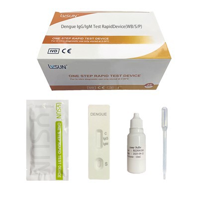 Ujian Kendiri Ujian Pantas Kombo IgG/IgM dan NS1 Denggi