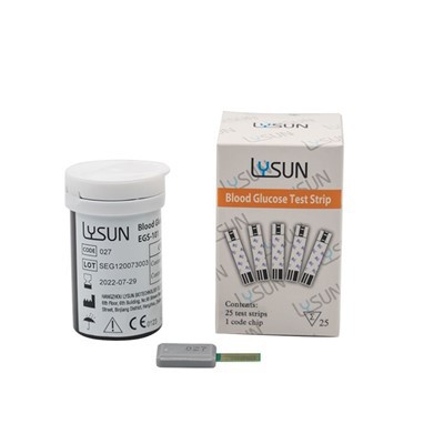 Glucometer Strip Glukosa Darah Glukosa Jalur Jalur Ujian Glucometer