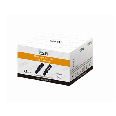 Kit Ujian Rumah LYSUN 3-Dalam-1 Jalur Ujian Lipid Darah (TC/HDL/TRI)