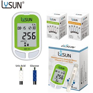 Lysun Uric Acid Testing Meter Blood Glucose Meter Penjagaan Kesihatan Diri